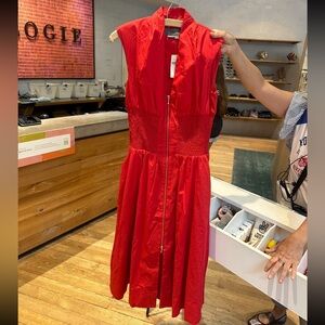 Anthropologie - Tommie Zip-Front Midi Dress (1X)